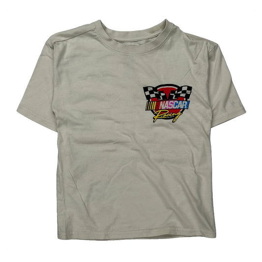 Age 8 Nascar Nascar T-Shirt - Medium Cream Cotton Blend