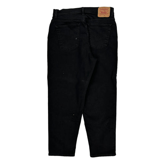 Levis Jeans - 32W UK 14 Black Cotton Blend