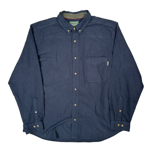 Vintage Woolrich Shirt - No Size Navy Cotton