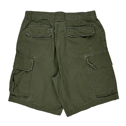 Nautica Cargo Shorts - 31W 9L Green Cotton