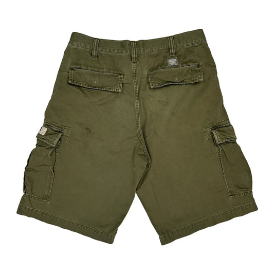Polo By Ralph Lauren Cargo Shorts - 34W 13L Green Cotton