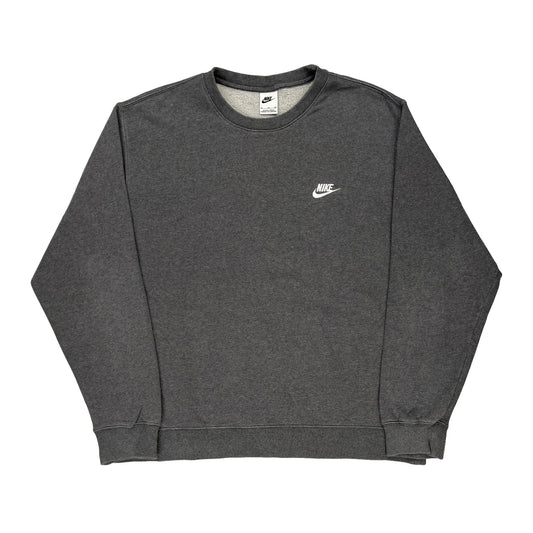 Nike Sweatshirt - XL Grey Cotton
