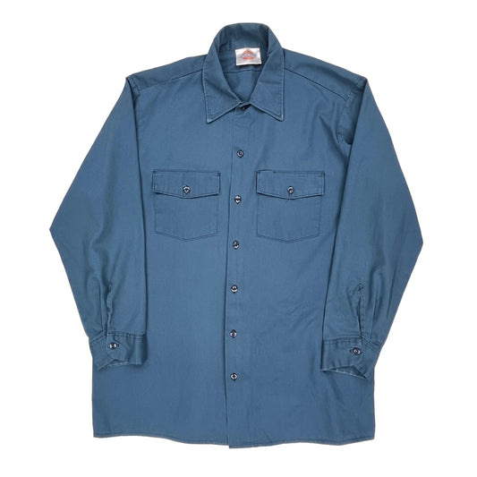 Dickies Shirt - Large Blue Cotton