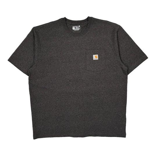 Vintage Carhartt T-Shirt - XL Grey Cotton