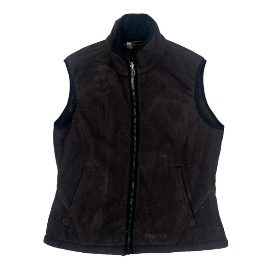 Marmot Fleece Gilet - Medium Brown Polyester