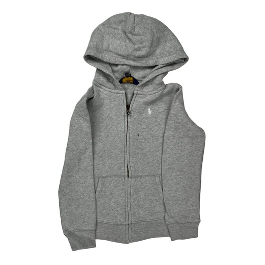 Age 6.5 Polo By Ralph Lauren Hoodie - Small Grey Cotton