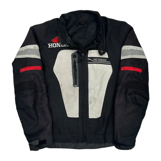 Motorcycle Honda Racing Graphic Jacket - XL Black Polyester