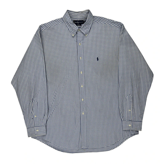 Blake Ralph Lauren Checked Shirt - XL Blue Cotton