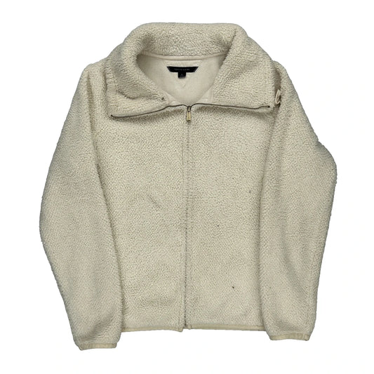 Tommy Hilfiger Fleece Jacket - Medium Cream Polyester