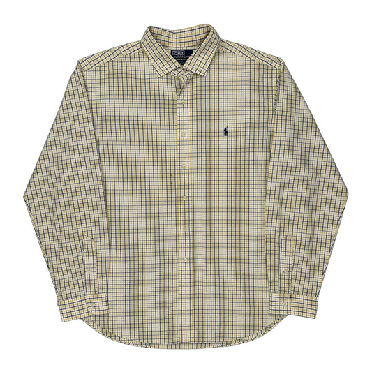 Polo By Ralph Lauren Checked Shirt - 2XL Blue Cotton