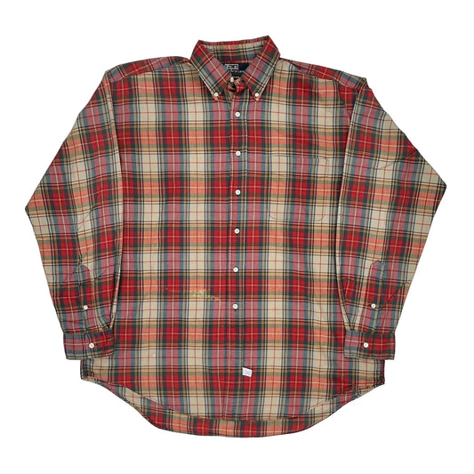 Polo By Ralph Lauren Checked Flannel Shirt - XL Multicoloured Cotton