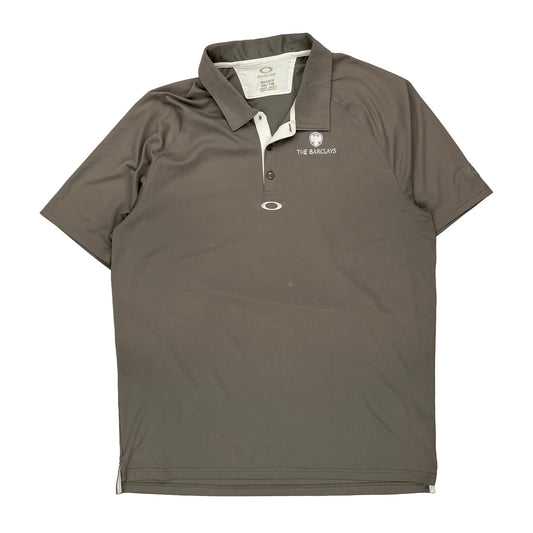 Barclays Oakley Polo Shirt - 2XL Grey Polyester