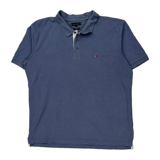 Tommy Hilfiger Polo Shirt - 2XL Blue Cotton