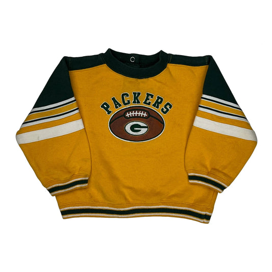 Age 24 Months Nfl Packers Sweatshirt - 3XS Yellow Cotton