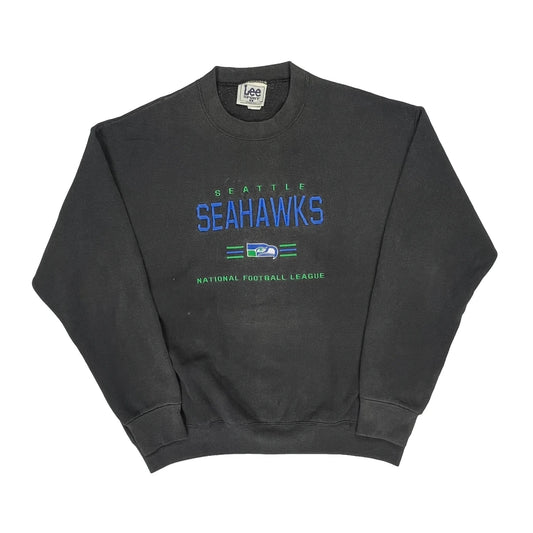 Nfl Lee Sweatshirt - Large Black Cotton Blend
