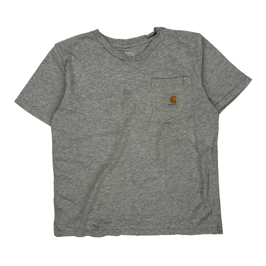 Age 8-10 Carhartt T-Shirt - Small Grey Cotton