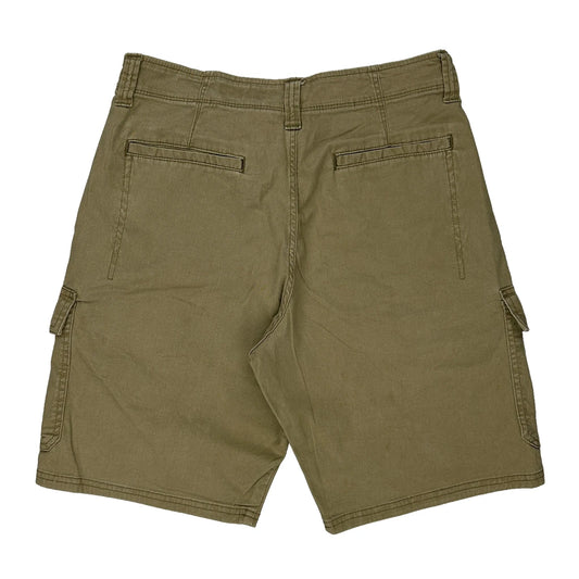 Wrangler Cargo Shorts - 30W 9L Khaki Cotton