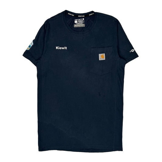 Carhartt T-Shirt - Small Navy Cotton