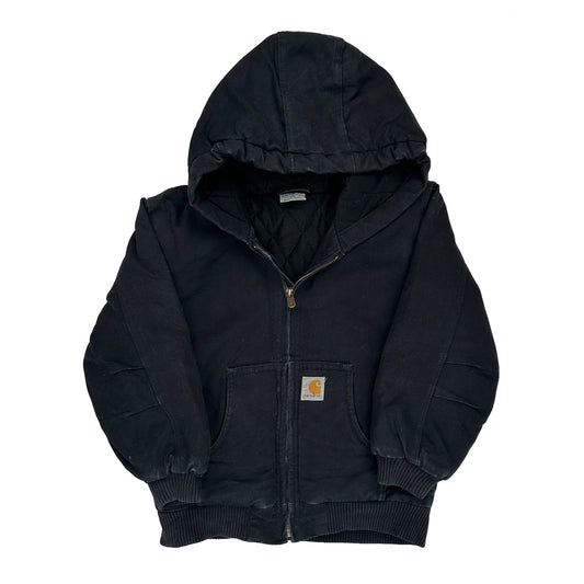 Age 6-7 Carhartt Jacket - Small Black Cotton