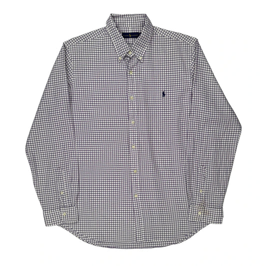 Ralph Lauren Checked Shirt - XL Purple Cotton