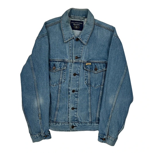 Levis Denim Jacket - Small Blue Cotton