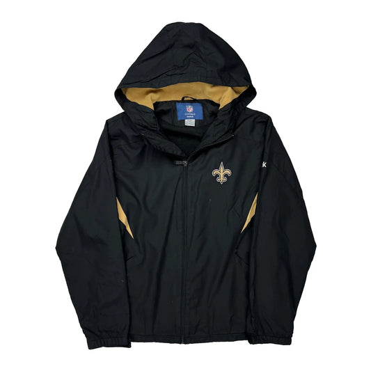 New Orleans Saints Reebok Nfl Windbreaker - Small Gold Polyester
