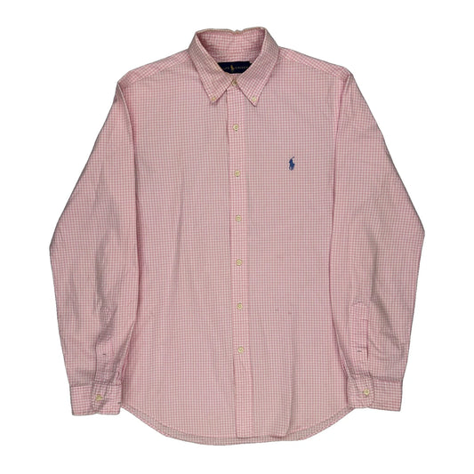 Ralph Lauren Checked Shirt - Medium Pink Cotton