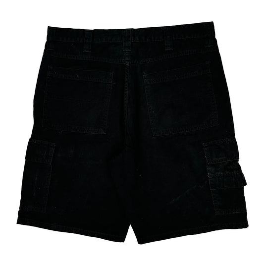 Vintage Wrangler Cargo Shorts - 36W 10L Black Cotton