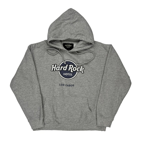 Hard Rock Cafe Hoodie - XL Grey Cotton Blend