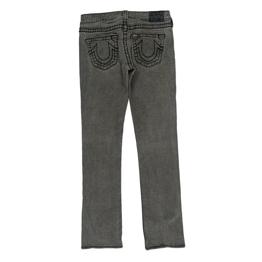 True Religion Skinny Jeans - 30W UK 8 Grey Cotton