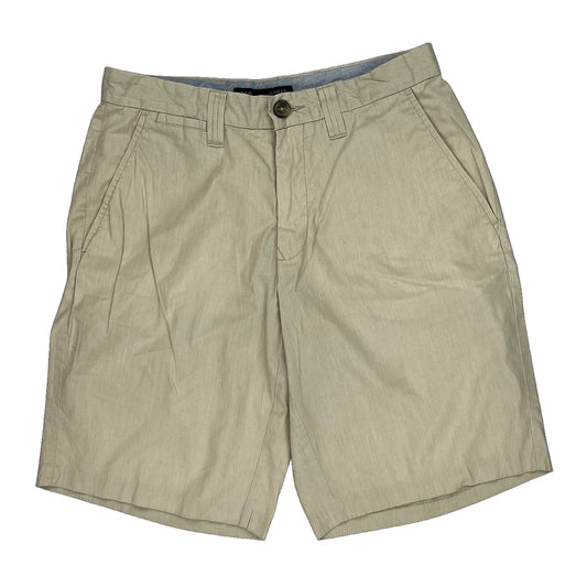 Tommy Hilfiger Chino Shorts - 29W 11L Beige Cotton Blend