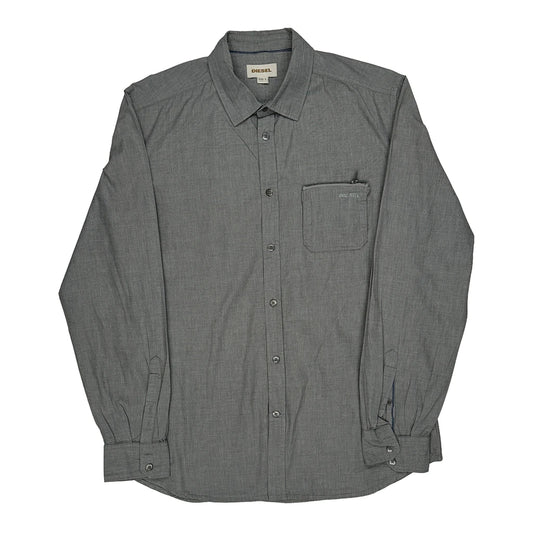 Diesel Shirt - Large Grey Cotton