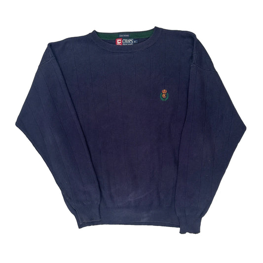 Chaps Ralph Lauren Jumper - Medium Blue Cotton