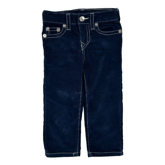 Vintage Age 2 True Religion Contrast Stitch Jeans - XS Navy Cotton