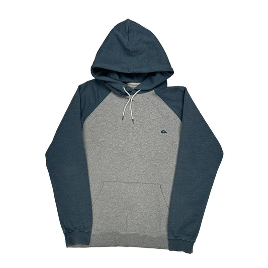 Quiksilver Raglan Hoodie - XL Grey Cotton