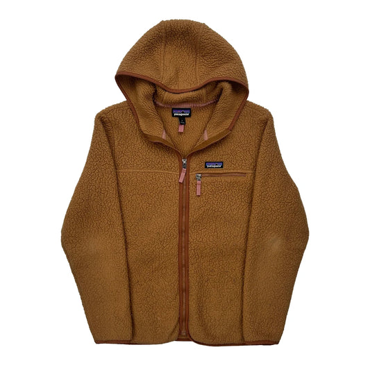 Vintage Patagonia Fleece Jacket - Large Brown Polyester