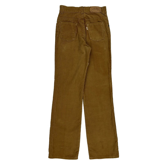 Levis Cord Trousers - 22″ Waist Brown Corduroy