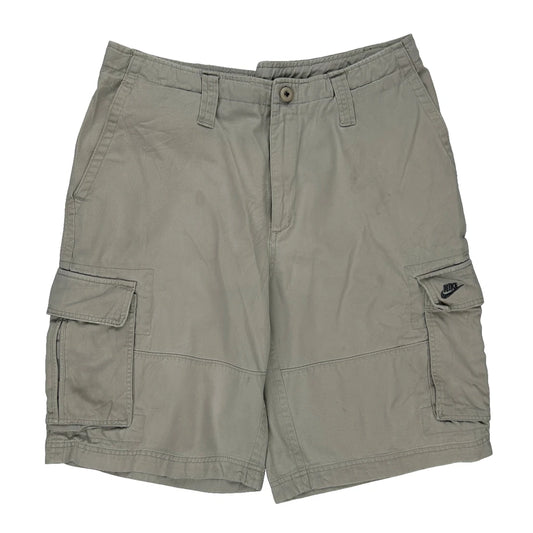 Nike Cargo Shorts - Large Grey Cotton