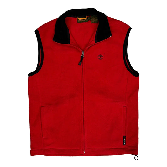 Timberland Gilet - Small Red Polyester