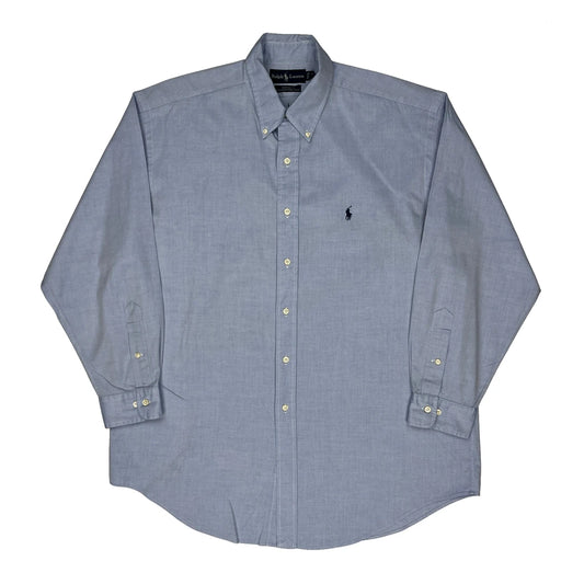 Vintage Ralph Lauren Shirt - Large Blue Cotton