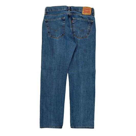 505 Levis Jeans - 33W 33L Blue Cotton