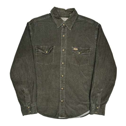 Levis Cord Shirt - Large Grey Cotton