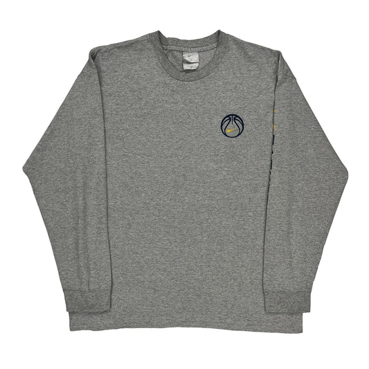 Made In USa Nike Long Sleeve T-Shirt - XL Grey Cotton