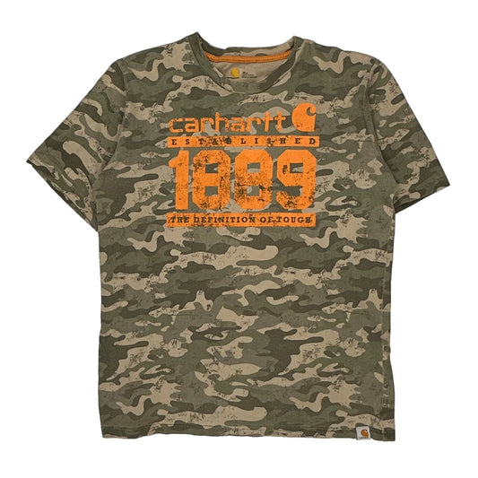 Carhartt Camo T-Shirt - XL Camo Cotton
