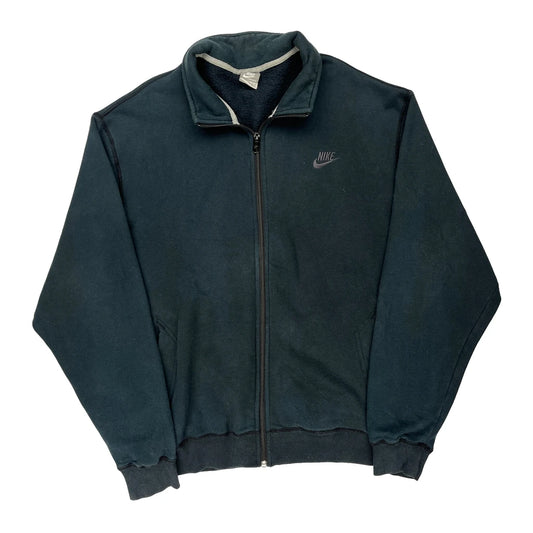 Nike Zip Up - XL Black Cotton