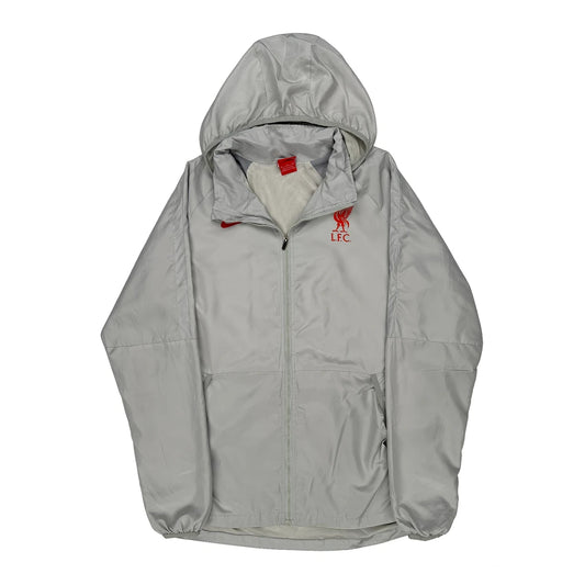 Liverpool Fc Nike Windbreaker - XL Grey Polyester