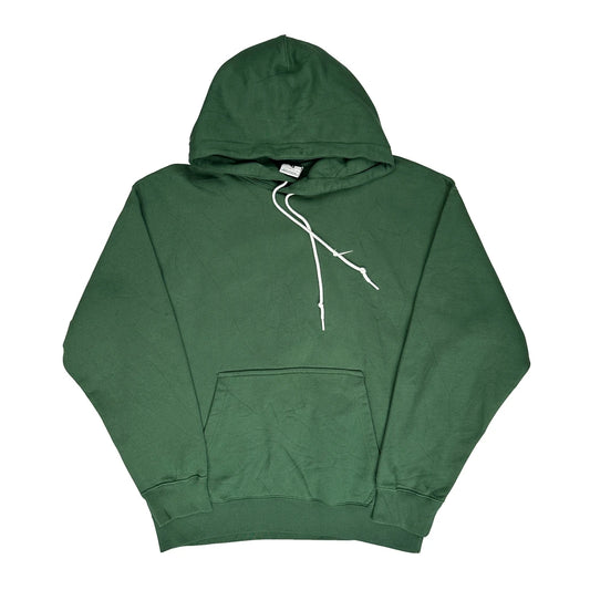 Nike Hoodie - Large Green Cotton Blend