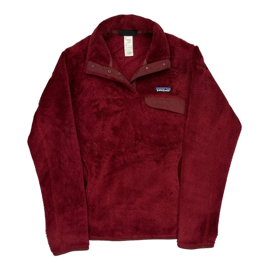 Patagonia Fleece - Small Burgundy Polyester