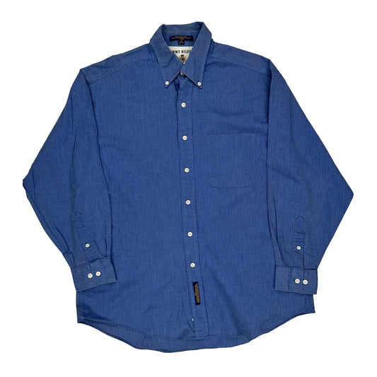 Tommy Hilfiger Shirt - Large Blue Cotton