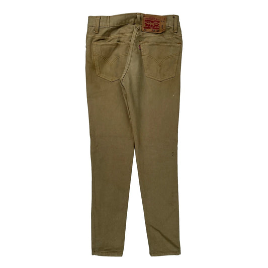 501 Levis Jeans - 28W 29L Beige Cotton